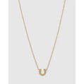 Lucky Horseshoe Gold Necklace - Necklaces