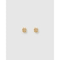 Lucky Horseshoe Gold Stud Earrings - Earrings