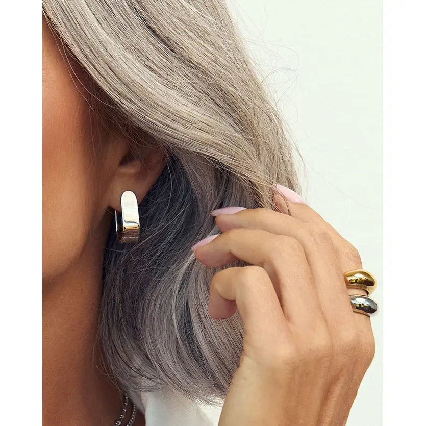 Lucy Silver Earrings - Earrings