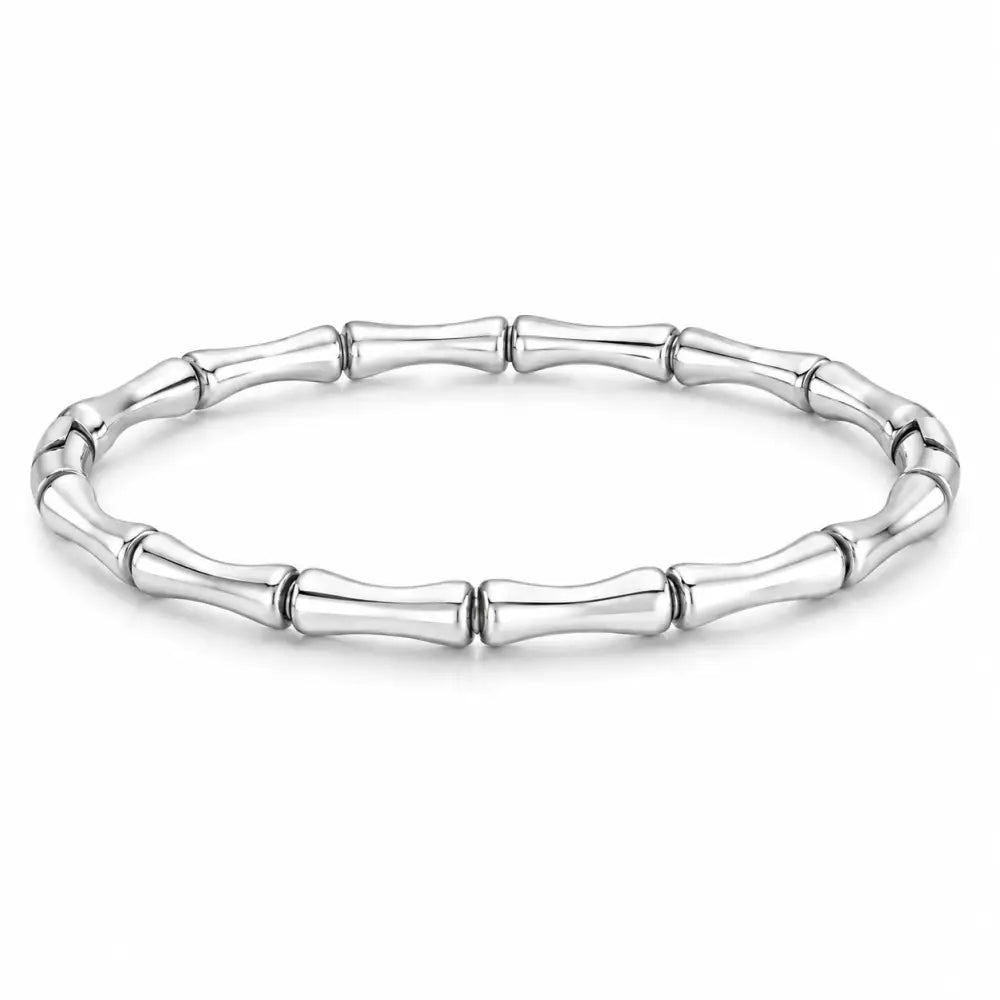 Luella Bangle Bracelet - Silver / Small - Bracelets