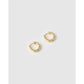 Luka Gold Huggie Earrings - Earrings