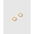 Luka Gold Huggie Earrings - Earrings
