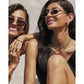 Lulu Gold Hoop Earrings - Earrings