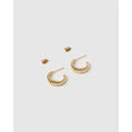 Lulu Gold Hoop Earrings - Earrings