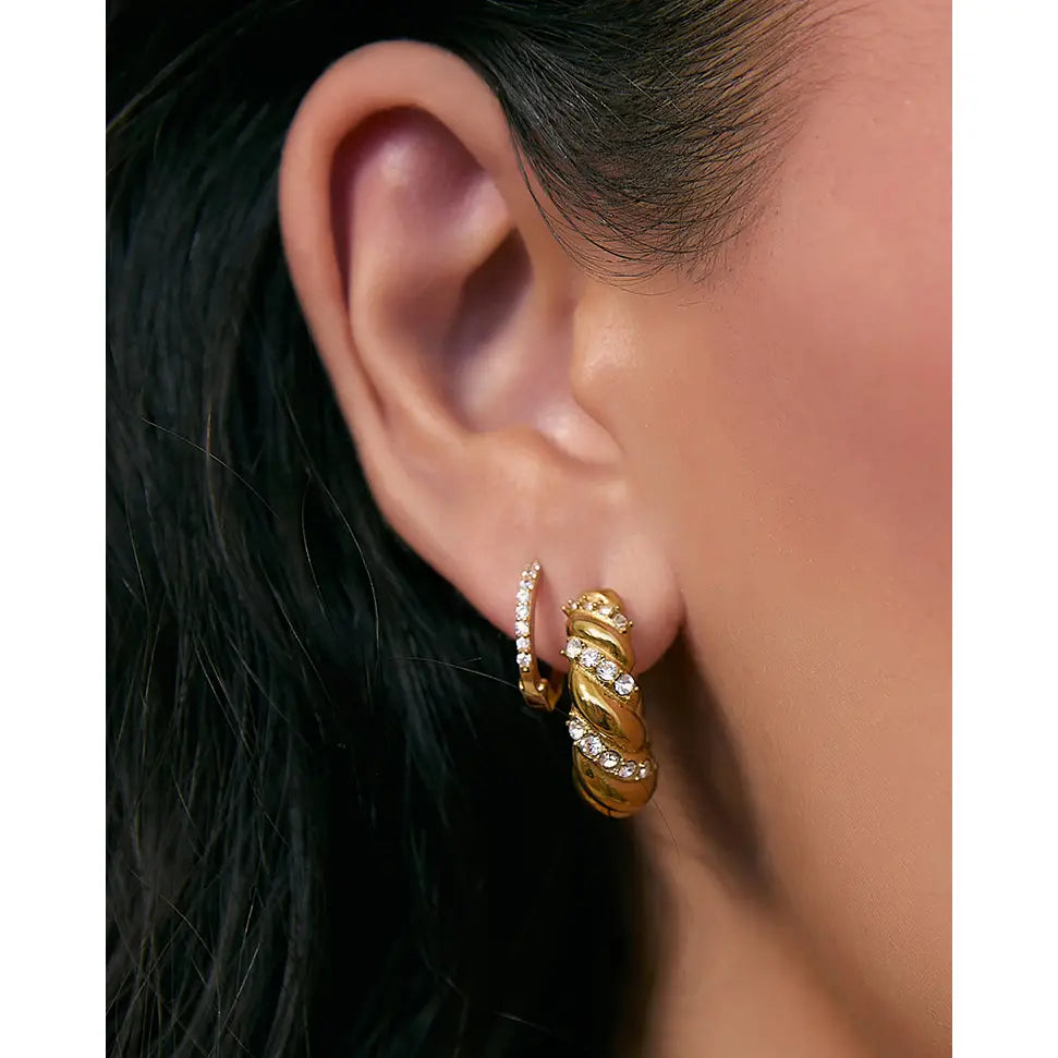 Lumi Gold Earring Stack - Earrings
