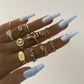 Luna Moon Signet Ring - Rings