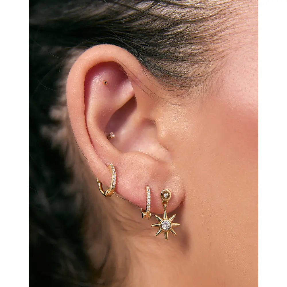 Lune Gold Earrings - Earrings