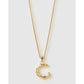 Luxe Letter Large Necklace - Necklaces