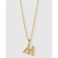Luxe Letter Large Necklace - Necklaces