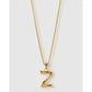 Luxe Letter Large Necklace - Necklaces