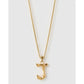 Luxe Letter Large Necklace - Necklaces
