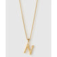 Luxe Letter Large Necklace - Necklaces