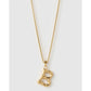 Luxe Letter Large Necklace - Necklaces