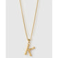 Luxe Letter Large Necklace - Necklaces