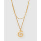 Luxe Letter Necklace Stack - G - Necklaces