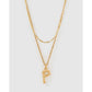 Luxe Letter Necklace Stack - P - Necklaces