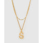 Luxe Letter Necklace Stack - S - Necklaces