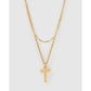 Luxe Letter Necklace Stack - T - Necklaces