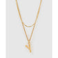 Luxe Letter Necklace Stack - Y - Necklaces