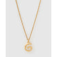 Luxe Small Gold Letter Necklace - Gold / G - Necklaces