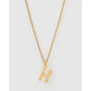 Luxe Small Gold Letter Necklace - Gold / H - Necklaces