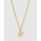 Luxe Small Gold Letter Necklace - Gold / K - Necklaces