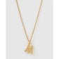 Luxe Small Gold Letter Necklace - Gold / M - Necklaces