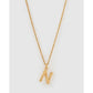 Luxe Small Gold Letter Necklace - Gold / N - Necklaces