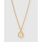 Luxe Small Gold Letter Necklace - Gold / O - Necklaces