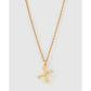 Luxe Small Gold Letter Necklace - Gold / X - Necklaces