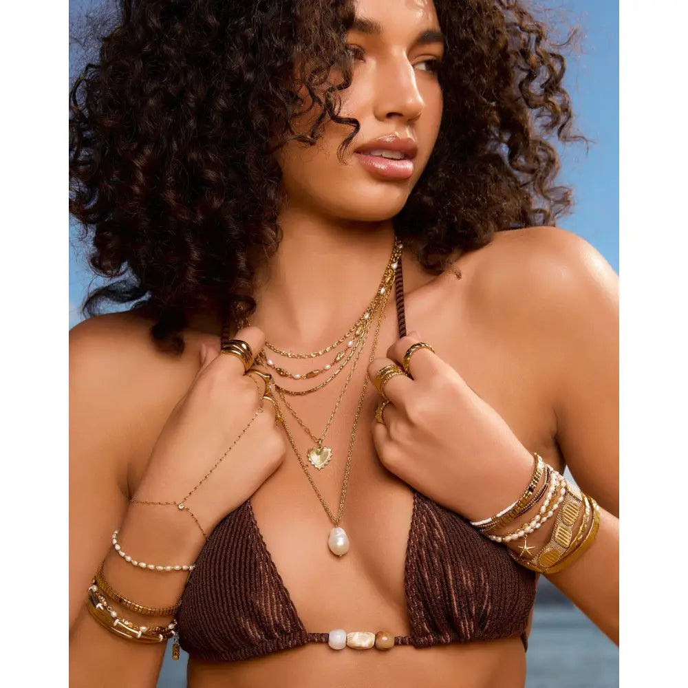 Lyla Gold Hand Chain - Bracelets