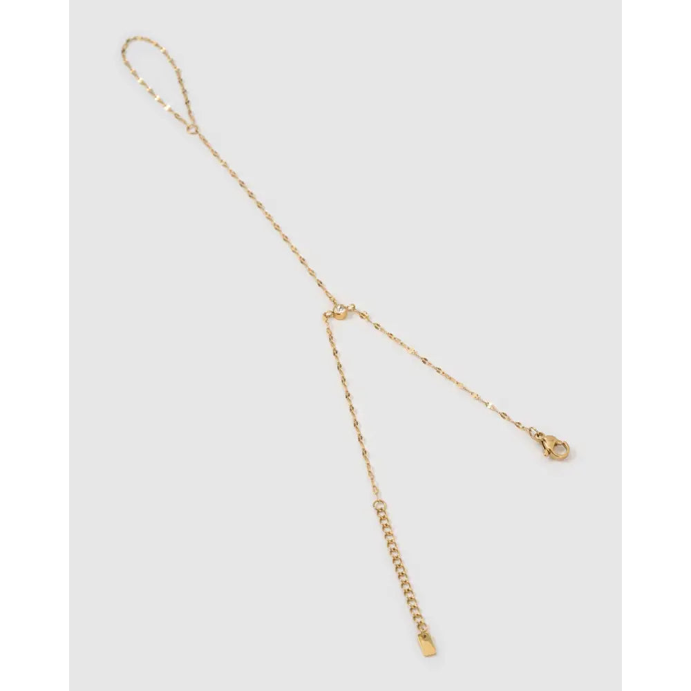 Lyla Gold Hand Chain - Bracelets