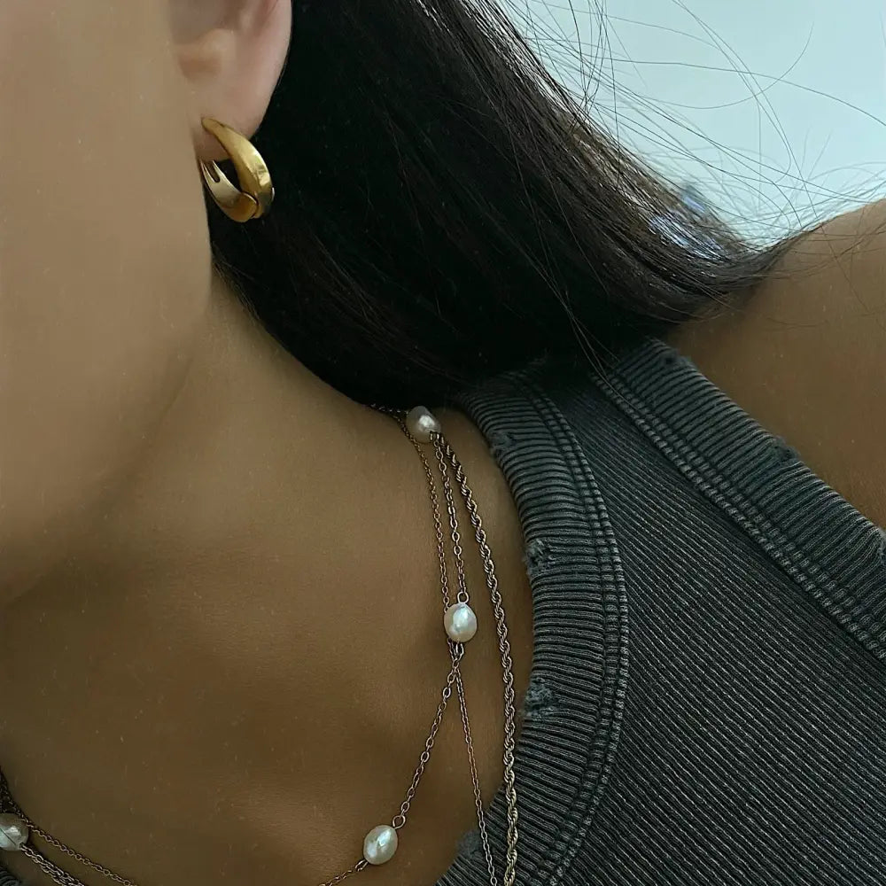 Lynette Hoop Earrings - Earrings