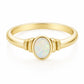 Mabel Opal Ring - Gold / 5 - Rings