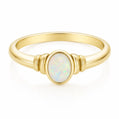 Mabel Opal Ring - Gold / 5 - Rings