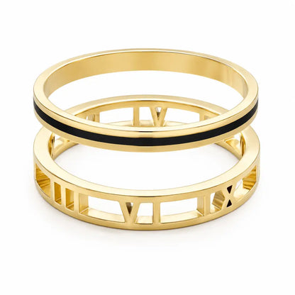Madison Ring Pair - Gold / 3 - Rings
