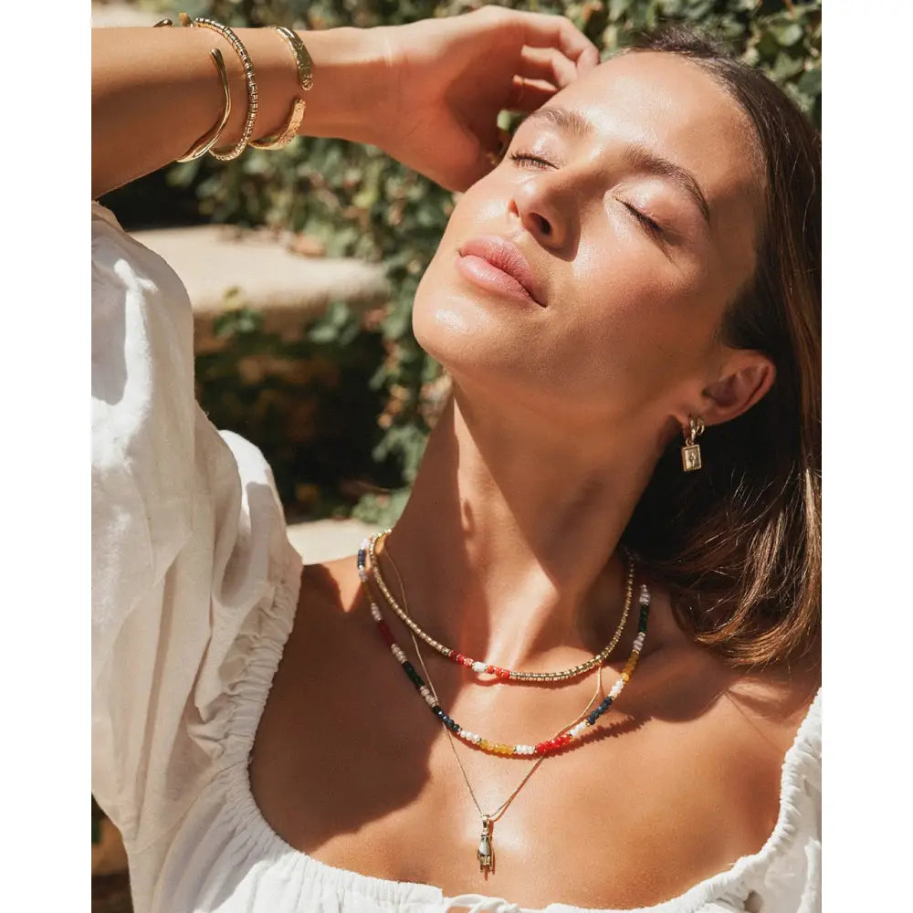 Mano Charm Gold Necklace - Necklaces