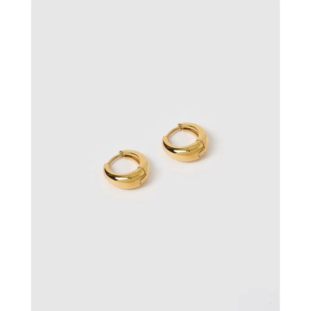 Max Hoop Earrings - Gold / Mini - 12mm - Earrings