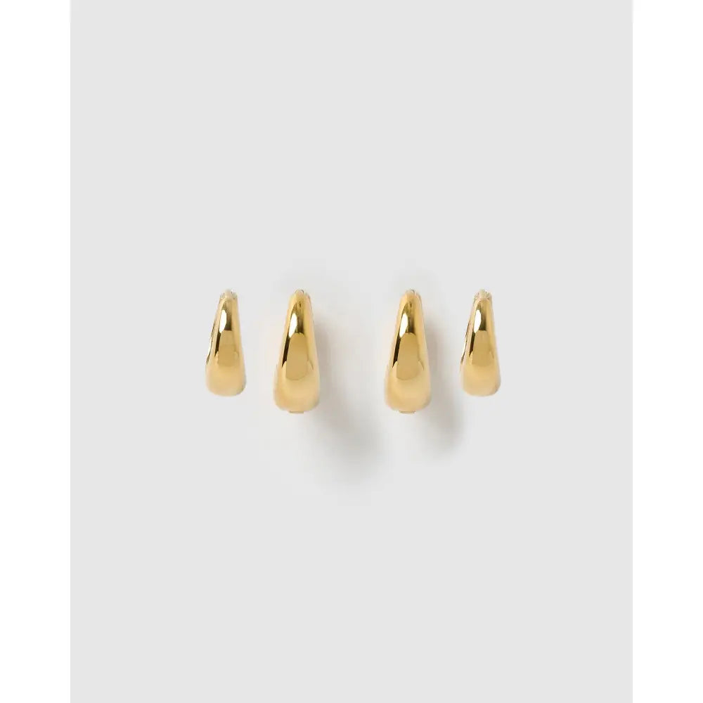 Maxi Earring Stack - Gold - Earrings