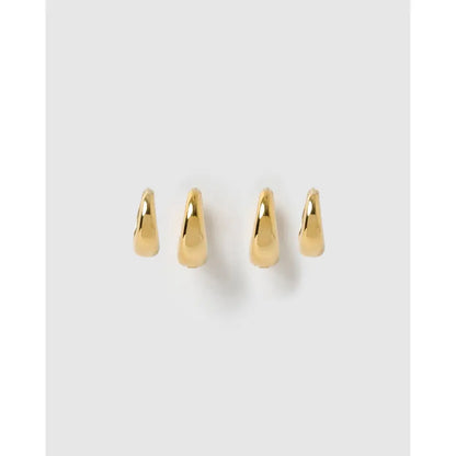 Maxi Earring Stack - Gold - Earrings