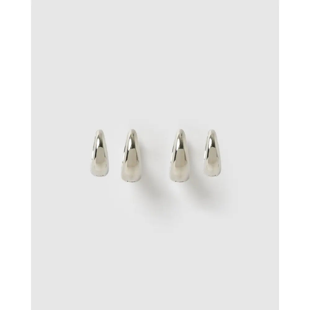 Maxi Earring Stack - Silver - Earrings