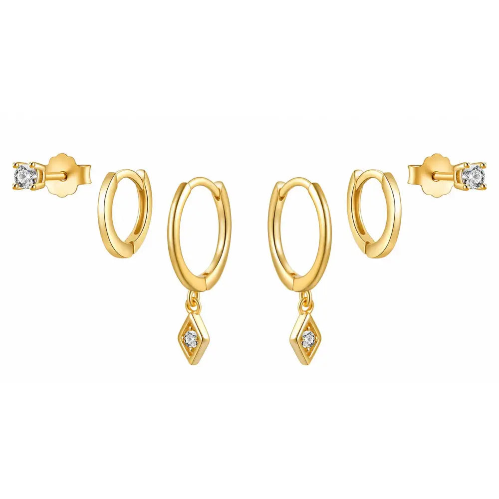 Melody Earring Set - Gold - Earrings