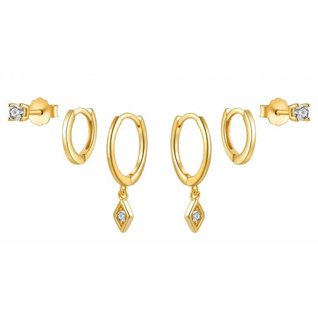Melody Earring Set - Gold - Earrings