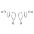 Melody Earring Set - Silver - Earrings