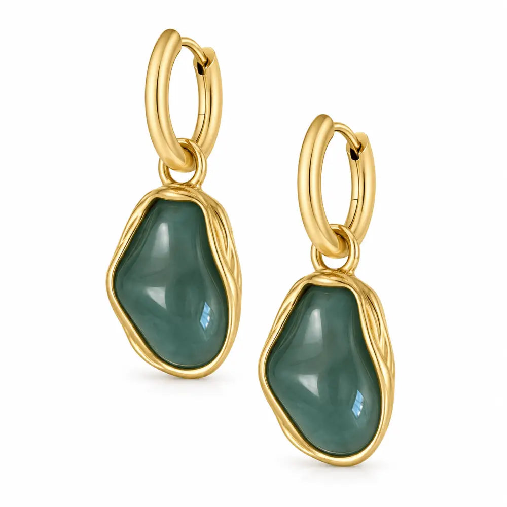 Melrose Hoop Earrings - Gold - Earrings