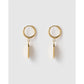 Mendoza Gold Huggie Earrings - Earrings