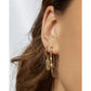 Mendoza Gold Huggie Earrings - Earrings