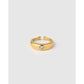 Mi Amour Gold and Red Heart Ring - Rings