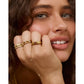 Mi Amour Gold and Red Heart Ring - Rings