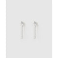Mia Chain Earrings - Silver - Earrings